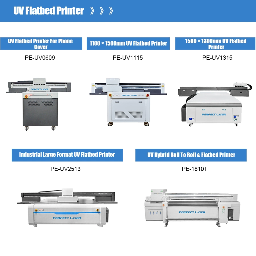 PE-UV1115 Glass Wood Acrylic UV Digital Flatbed Printer