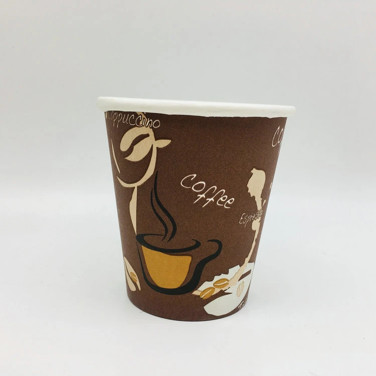 Hot Sale Paper Cup Single Wall Coffee Tea Paper Cup and Lids