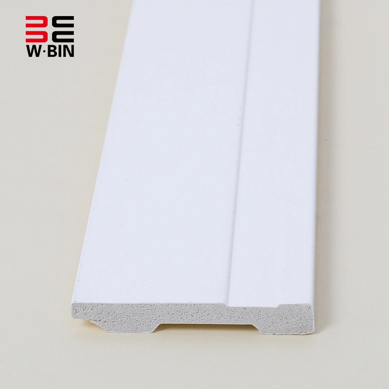 Free Sample Household Entertainment Waterproof Customized Interior Decoration Wall Cladding PS Skirting Moulding