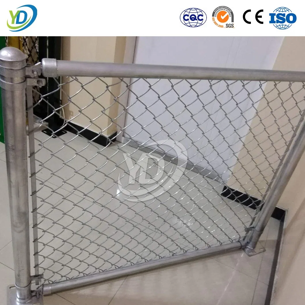 Yeeda alambre malla 4 FT cadena enlace Fence Fabricantes China Cadena de acero galvanizado de 100 X 100 mm de la cercada eléctrica de polialambre Cercado de enlace