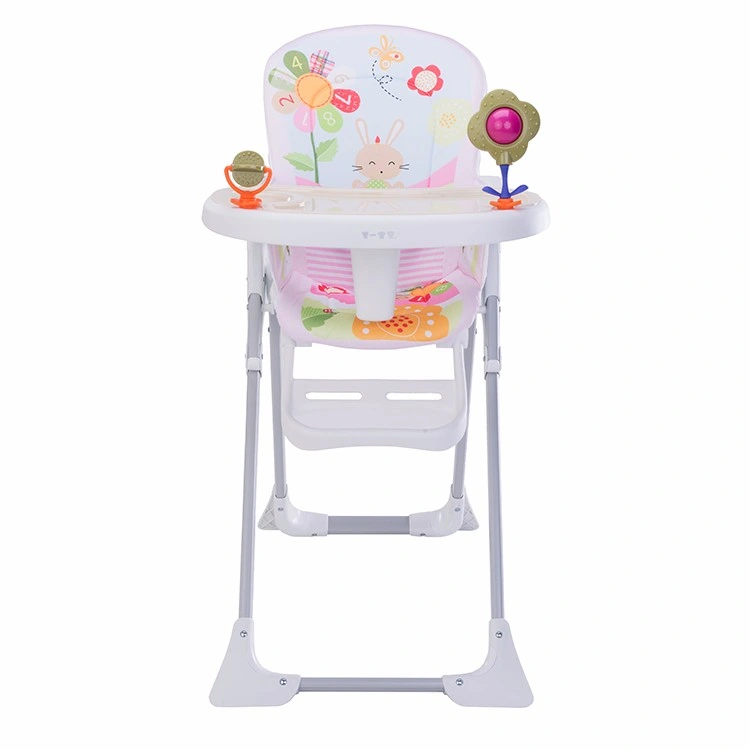 New Popular Portable Plastic Kids Child Baby Food Eat Feeding High Dining Chair