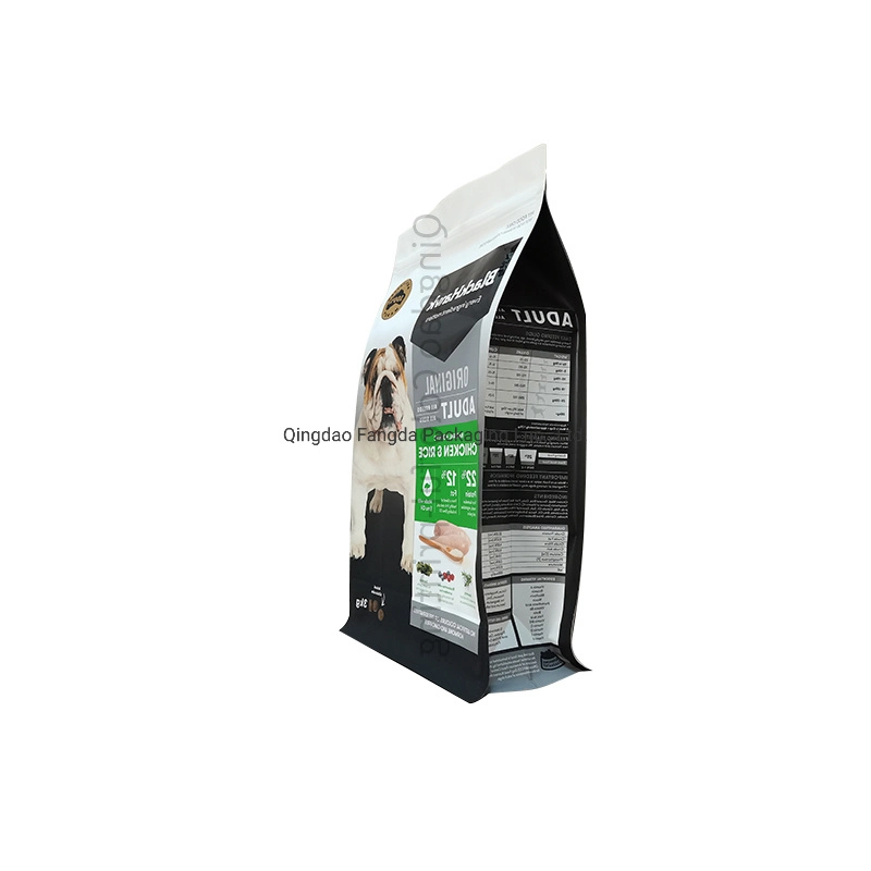 Convenient Closures Slider Zip Flat Bottom Food Packaging Bag