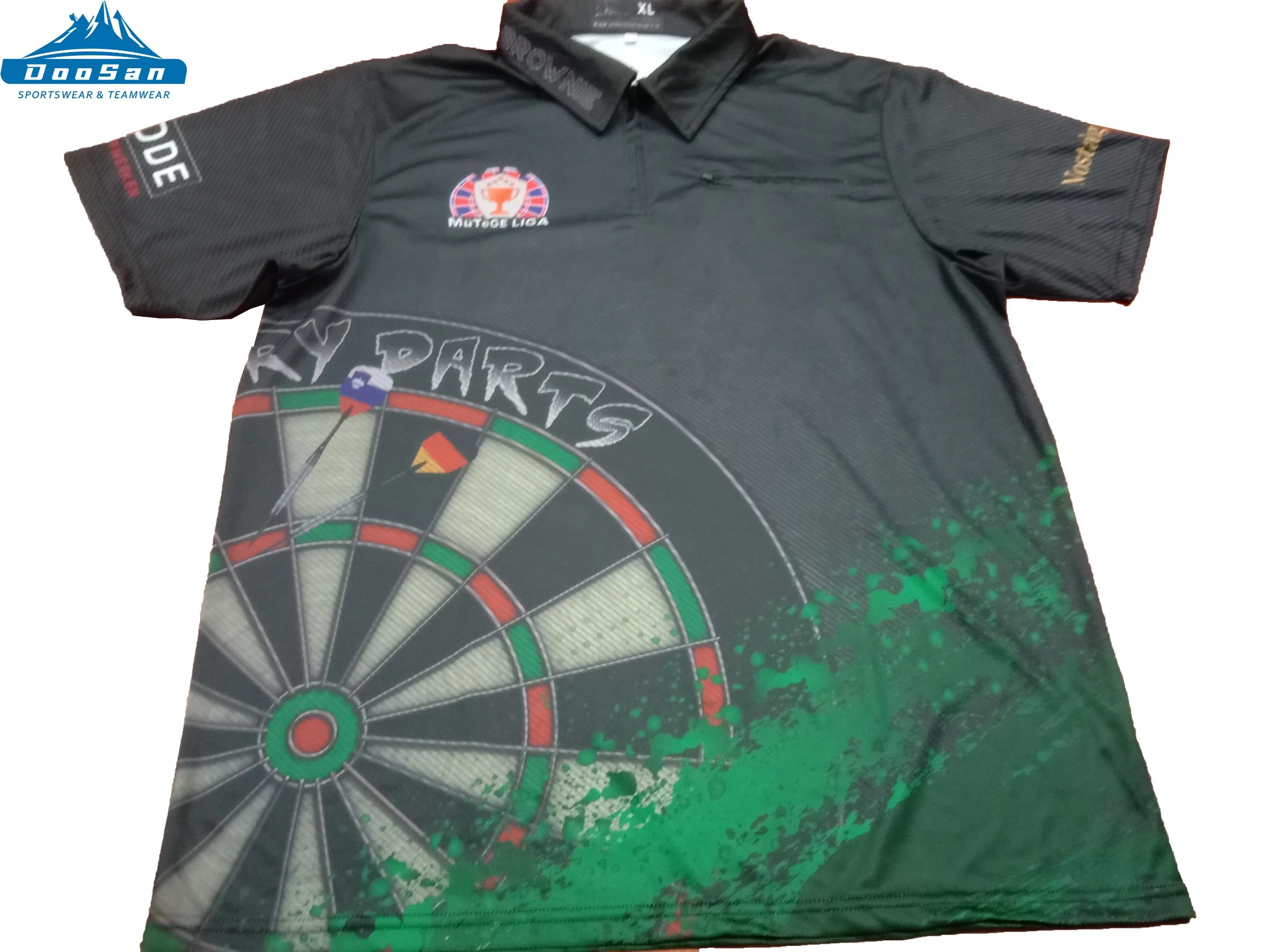 Sublimation Dart Polo Tshirt Custom Sublimation Clothing Top Apparel Polo Tshirt