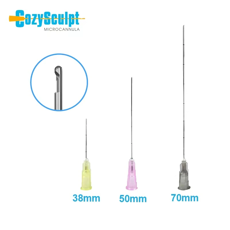 Cozysculpt Top Selling Micro Cannula 1ml Syringe Hypodermic Needle 23G 50mm (2 Inch)