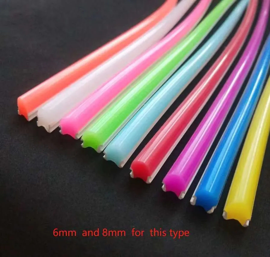 New Arrival 2ND Generation DC12V S Shape Strip 8*10mm Silicone Tube Separented LED Flexible Neon