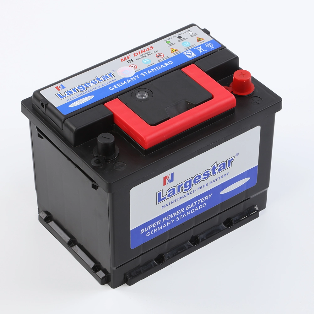 Maintenance Free Car Battery 12V 45ah (MF DIN45) Good Starting Auto Battery