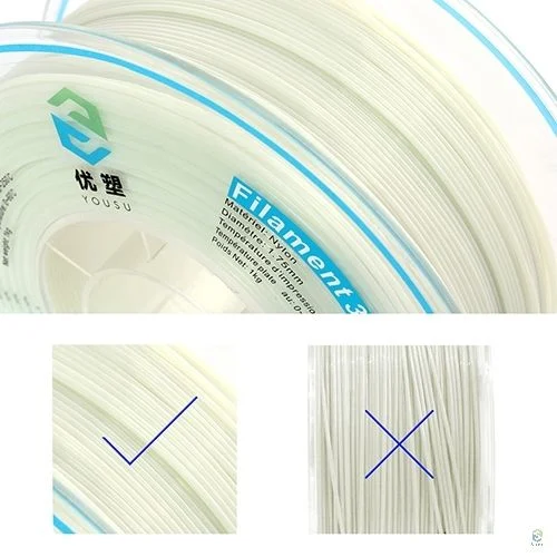 ISO9001 Audited Factory Qualified 3D Printers Nylon Filament Technical Engineering 3D Nylon Printing Abrasion Resistant High Temperature Withstand Filament