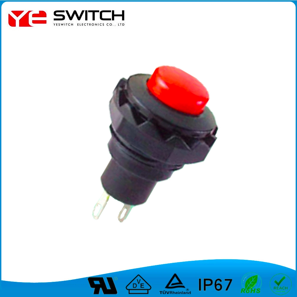 Round Push Button Switch on-off Small Mini 2 Pin Color Button Switch