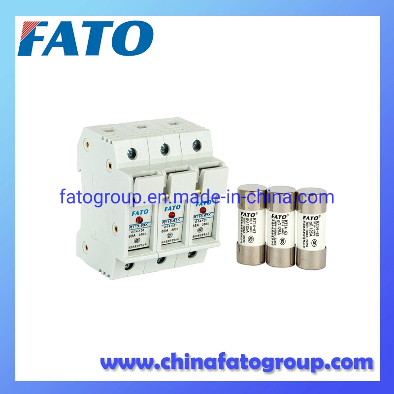 China Professional Manufacturer 32A 63A 125A Fuse Holder for Cylindrical Fuse Link