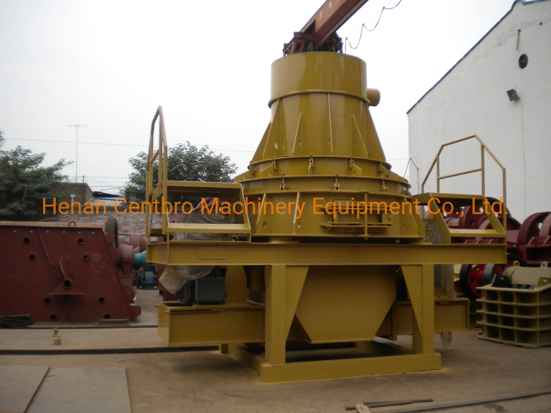 Fabricante fabricante Sand vertical Shaft Crusher Maker for Construction material / Gypsum / sílica / Rock / Gold / River / Stone / Quicklime Supplier