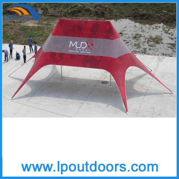 12X17M Outdoor Plage double pôle Star de l'ombre tente pour partie