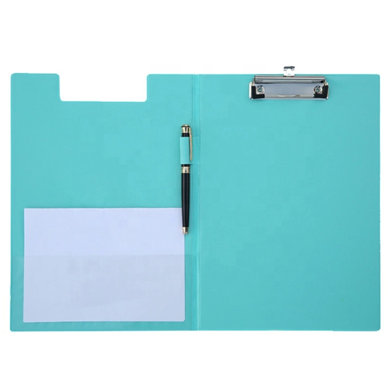 Customized A4 Size School PP PVC Plastic Folding Clipboard Writing Board -Gwc04