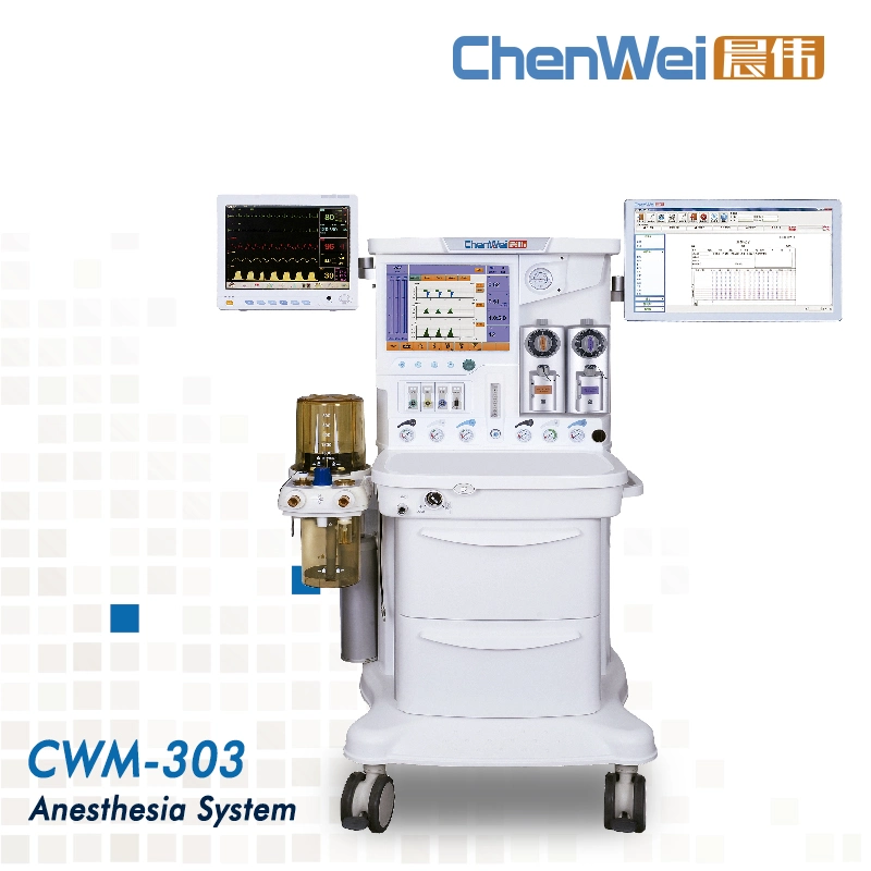 Équipement médical chirurgical hospitalier en vedette - Machine d'anesthésie (CWM-303)