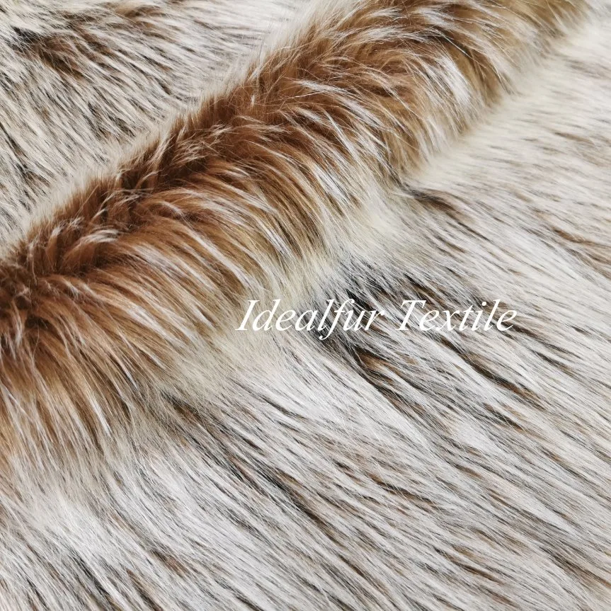 100% poliéster Faux Fur Fur de Fox falso Collar PARA MOQUETA