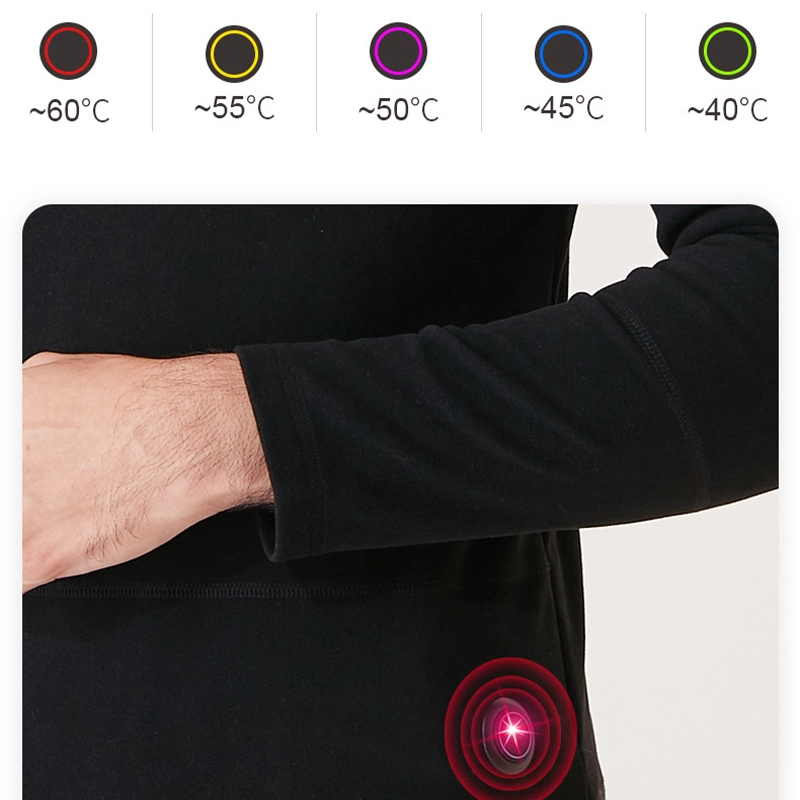 Intelligent Heating Clothing Constant Temperature Long-Sleeved Winter Cold-Proof Electric Heating Warm Clothes