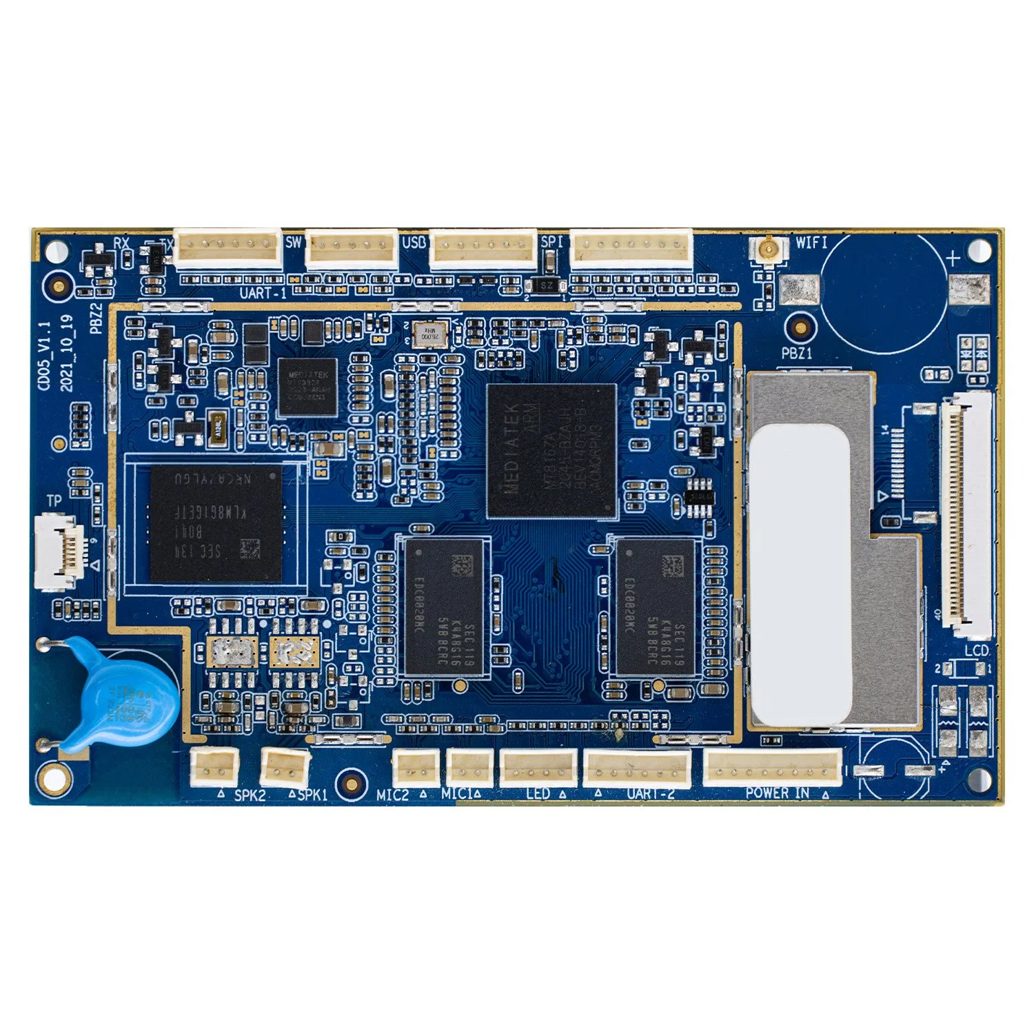 Serviço completo PCB/PCBA Motherboard forno para apoiar o Bluetooth 4.0 WiFi com a CPU do Mtk 8167X (Mediatek Inc.)