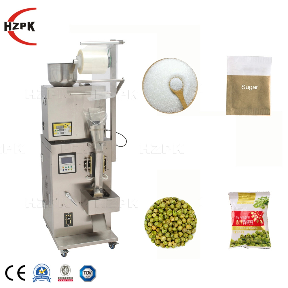 Hzpk Dry Chilli Pouch Bag Weigh Filler Counting Packaging Machine