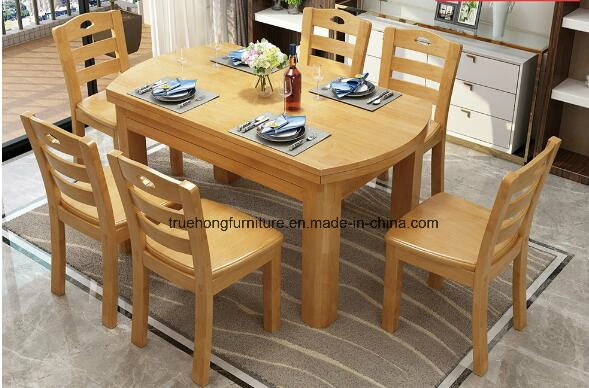 5 Star Hotel Restaurant Furniture Restaurant Dinner Table Set Solid Wood Coffee Table Set Nature Solid Wood