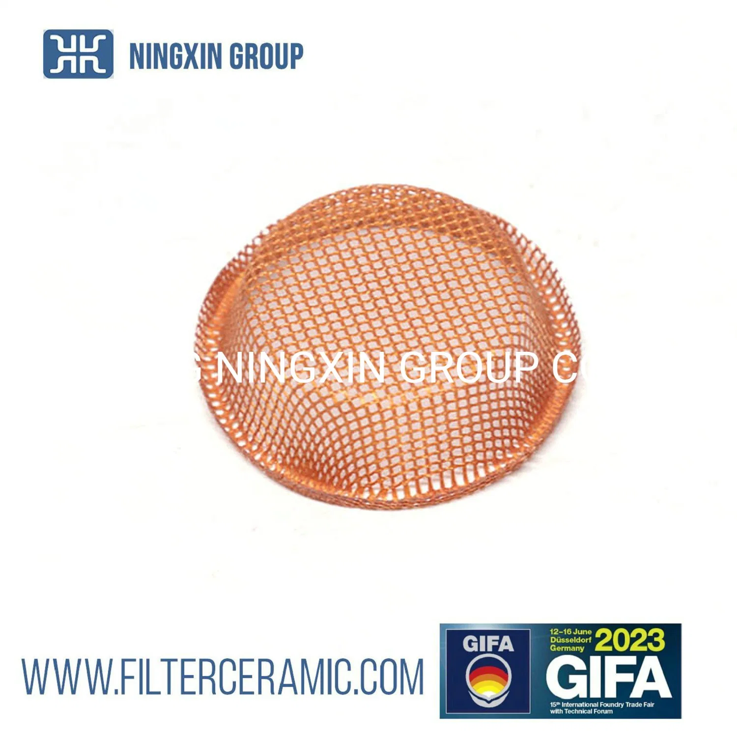 Fiberglass Cone Filter Mesh and Glassfiber Filter Net for Filtering Molten Aluminum