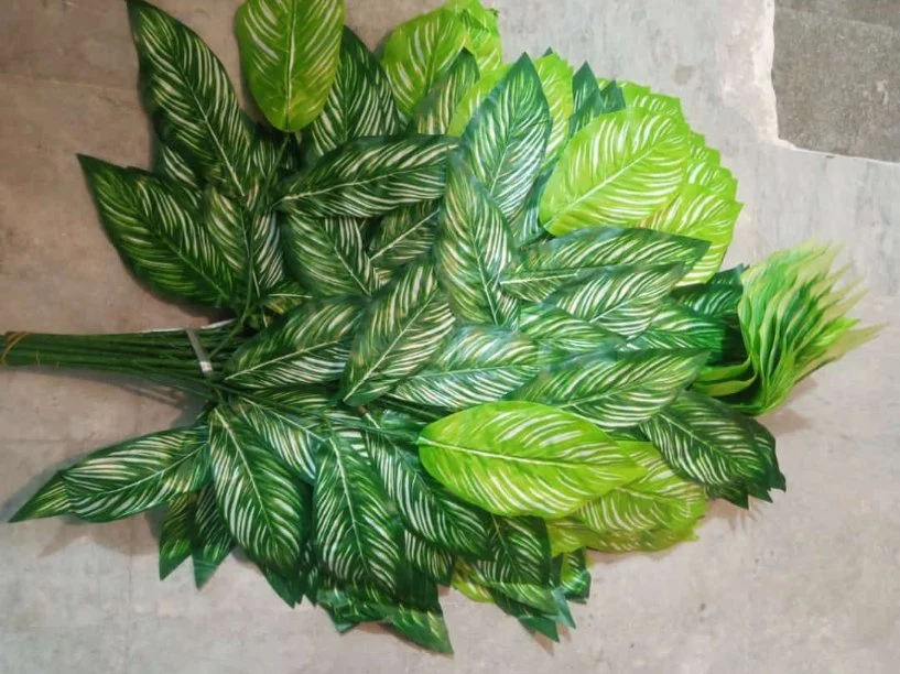 Wholesale/Supplier Artificial Mango Leaves Decoration Artificial Tree Branch for Sale