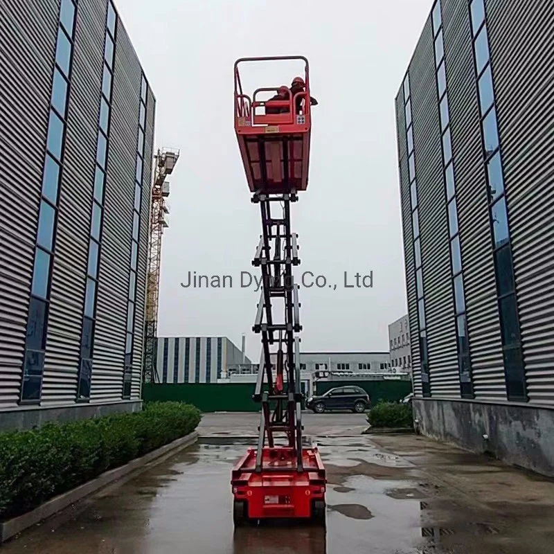 Dymg Full-Automatic Elevator Hydraulic Self-Propelled Scissor Type Lifting Platform