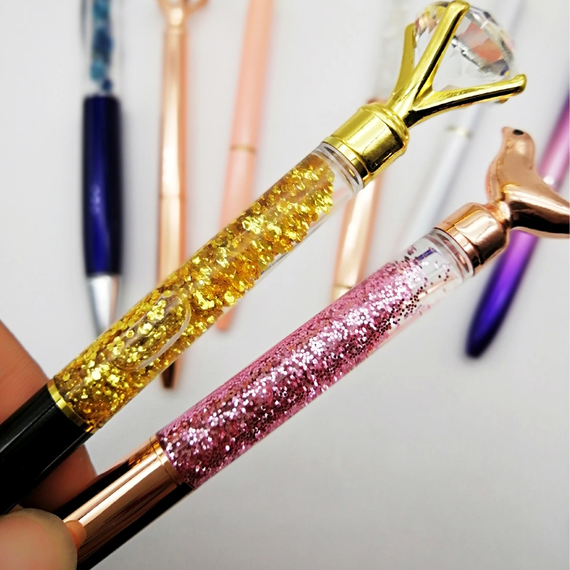 Souvenir Gift Metal Pens Animal/Fruit/Diamond Shaped Ball Pen Custom Pens