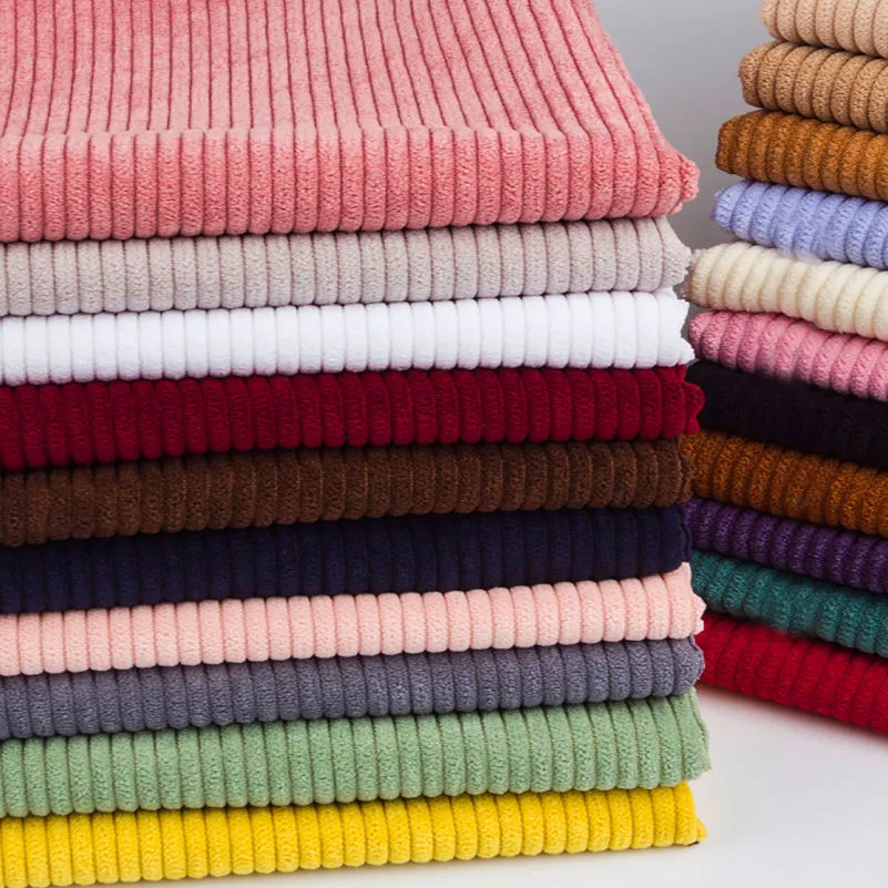 Großhandel Stretch 97% Baumwolle 3% Spandex 6W Cord Stoff für Jackentasche