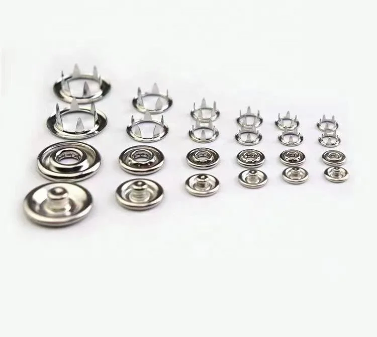 Wholesale/Supplier Manufacture Customized Brass Prong Ring Snap Button for Clothes