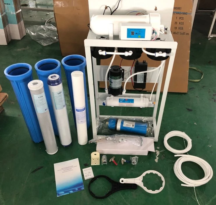 Kommerzielle RO-Systemfiltration mit 3 Stufen 20-Zoll-Filtern (HRO-200C)