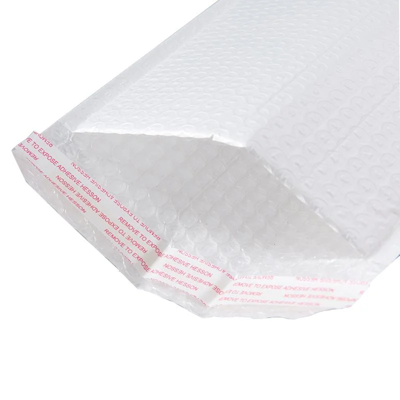 Costom hizo Poly Bubble Mailer Blanco 6X10 pulgadas burbuja amortiguada Sobres