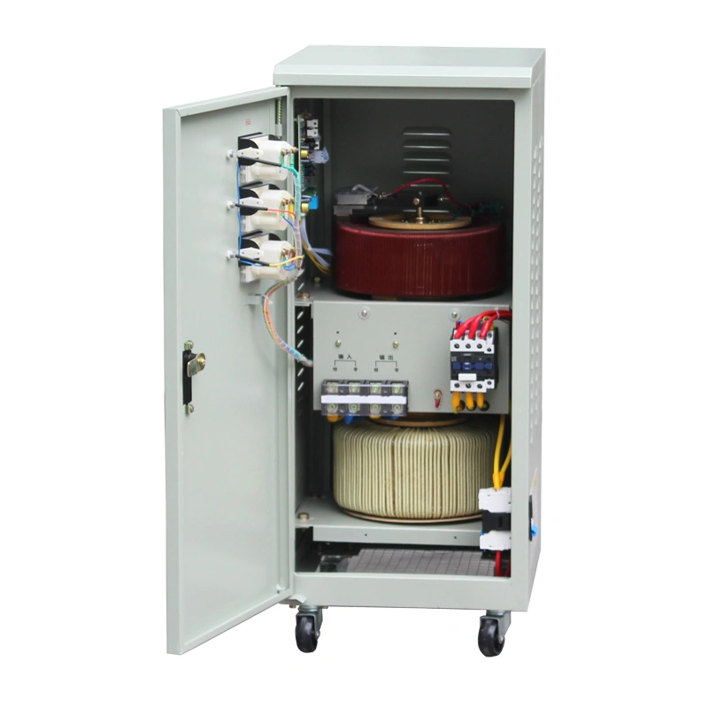 SVC-20KVA Servo Motor Type AC Voltage Transformer Stabilizer Regulator