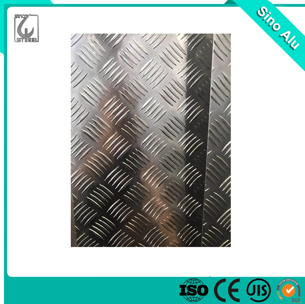 Widely Used Production 1000, 3000, 5000, 8000 Series Diamond Embossed Aluminum Sheet