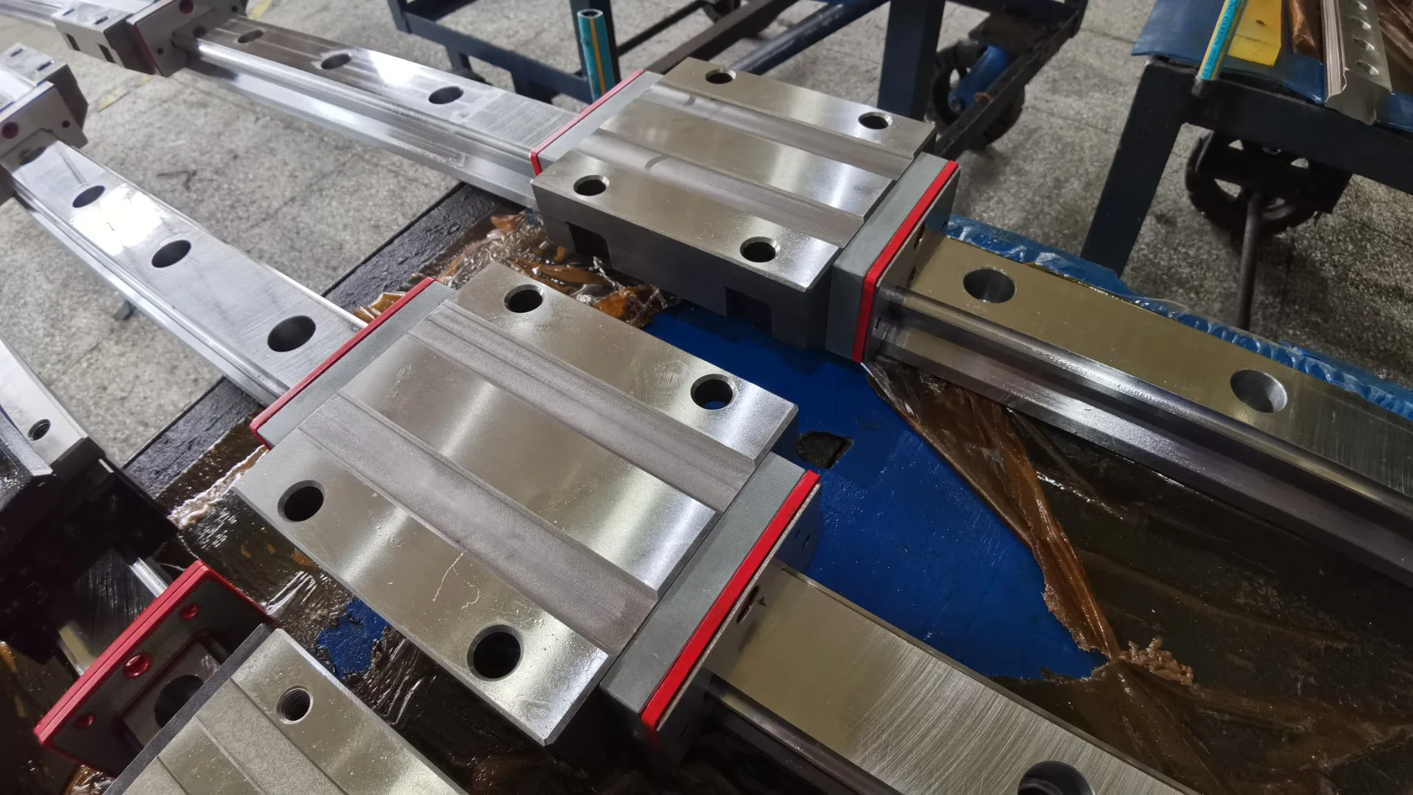 Customized Precision Steel Slide Block Custom Length Ggb Type Guide Linear Rail Set