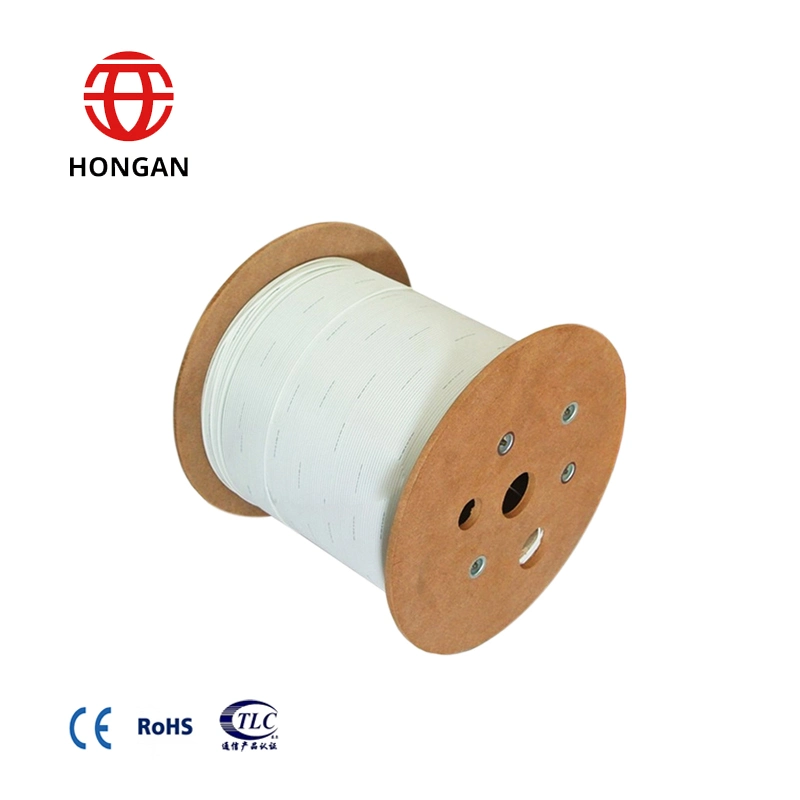 Fiber Optic 1 Core 1km 2km 3km Plywood Drum FTTH Drop Cable