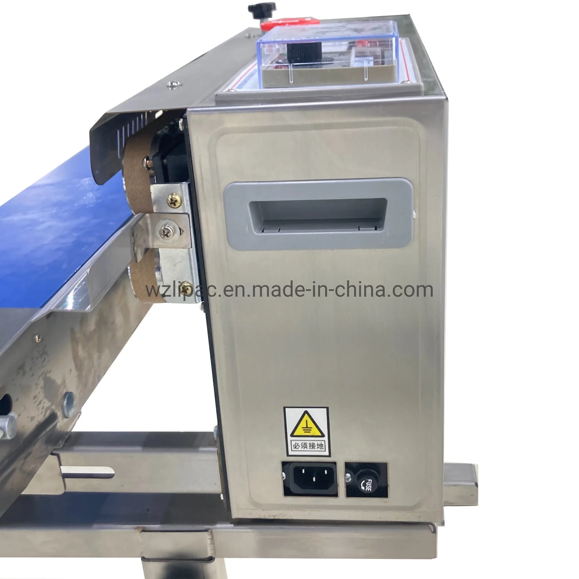 Automatic Horizontal Continuous Embossing Film Plastic Bag Heat Sealer Machine