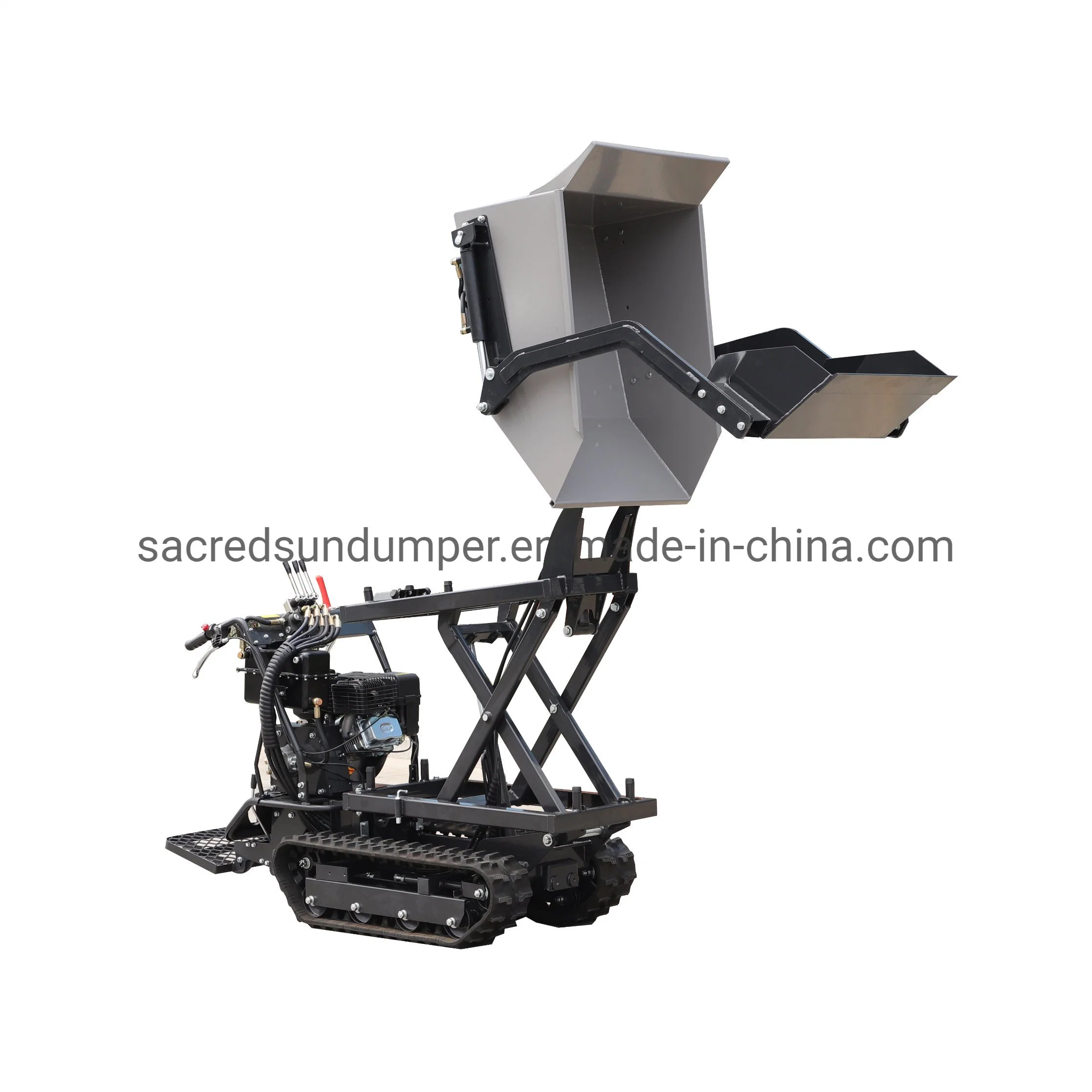 CE Certification Hydraulic Tractor Loader Truck Mini Dumper Dump Truck for Farm