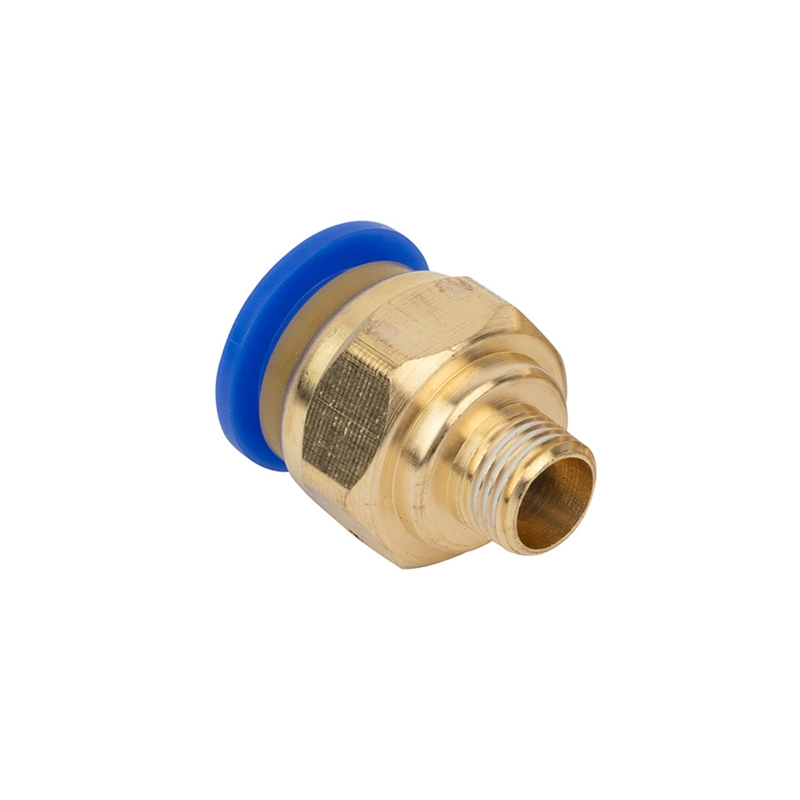 PC Pneumatic Connector Brass Pneumatic Air Fittings Connector Quick Parts for Air Accessories