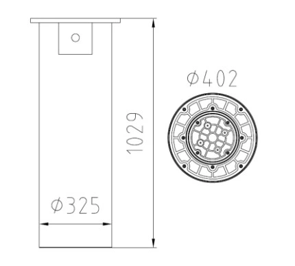 Automatic Electric Bollard Barriers Gate Automation