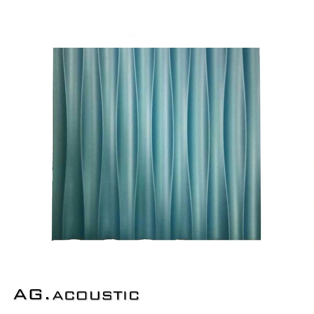 AG. Nouveau pop acoustique mur intérieur Decoration Material 3D onde MDF Panneau mural