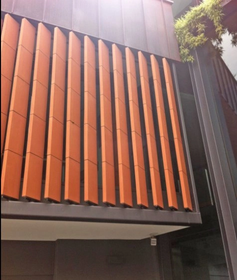 Togen Building Materials Construction Decorative Panel Terracotta Louver for Wall Tile Cladding