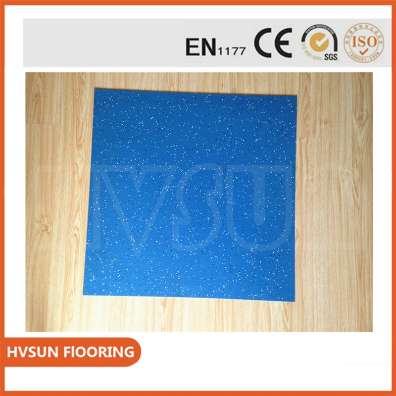 Material de caucho colorida alfombra de la protección del suelo que se utilizan ampliamente para Gimnasio