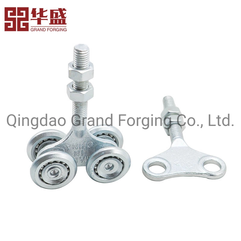 Hot Forged Carbon Steel Galvanized Heavy Industrial Lifting Wheel