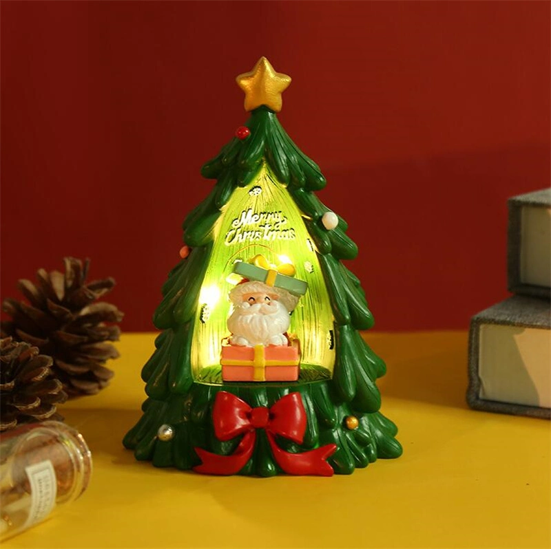 Wholesale/Supplier Christmas Luminous Ornaments Resin Christmas Gifts Crafts