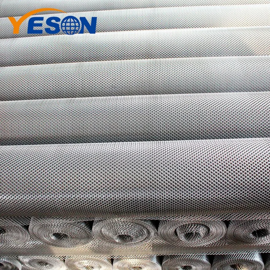 Customized Suspended Ceiling Facade Cladding Decorative Aluminum Expanded Metal Mesh