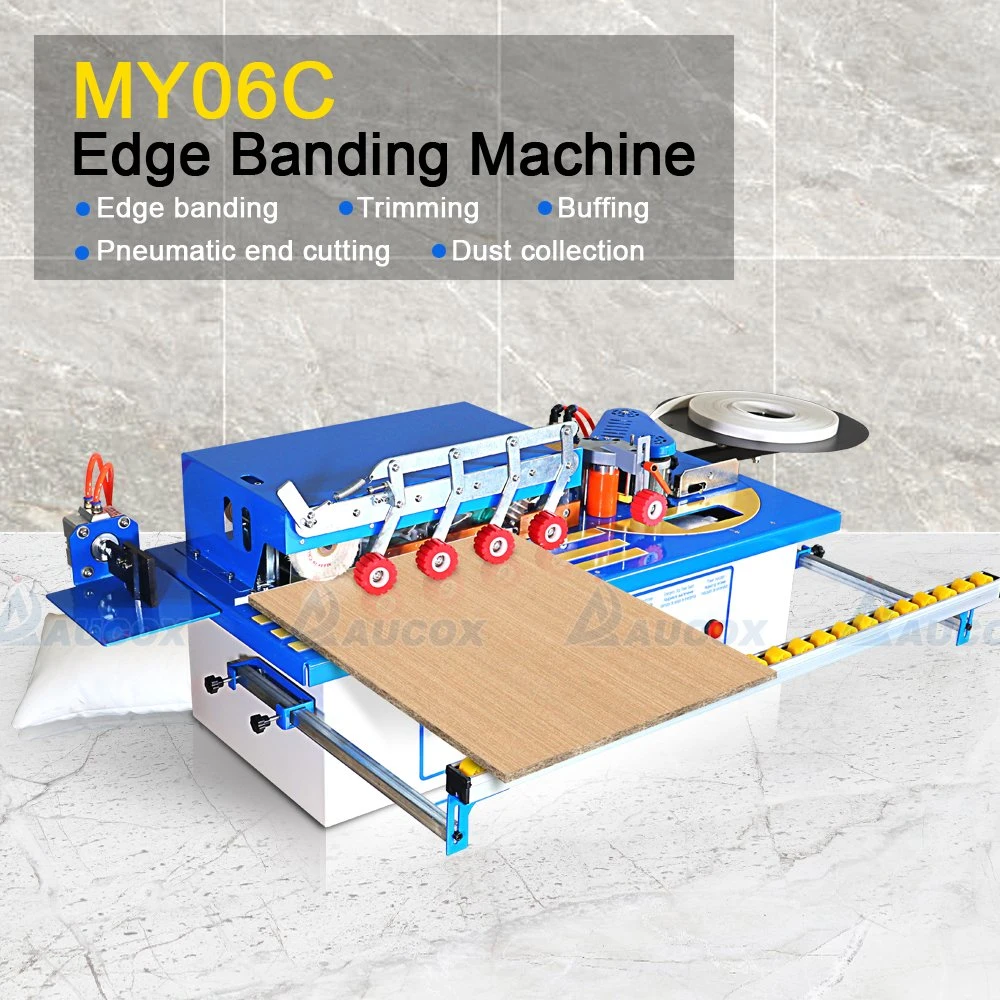 MY06C Manual Edge Banding Machine with Gluing, Trimming, Buffing and End Cutting