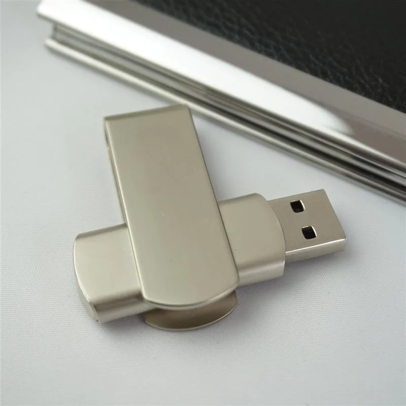 Benutzerspezifische 2,0 64GB USB-Flash-Laufwerk Memory Stick U Disk Silber