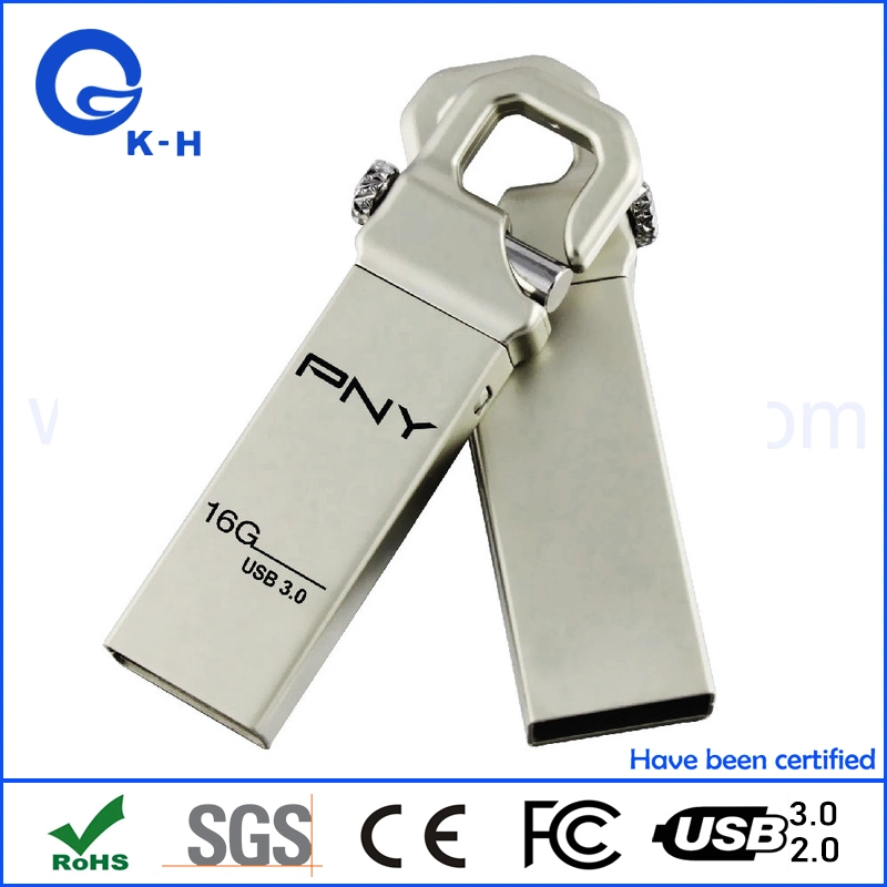 Mini USB 2.0 Flash Drive de metal de 16GB Memorias Pendrive