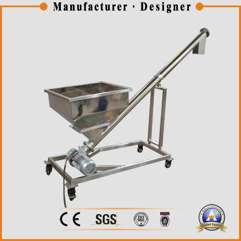 Professional Tube Pipe Type Dry Material Poultry Feed Pellet Powder Coating Screw Conveyor Feeder