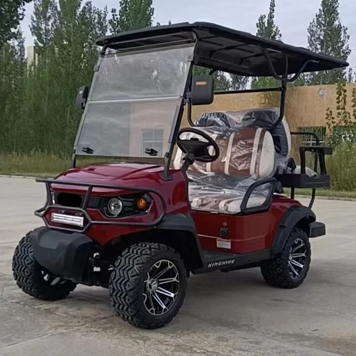 Suministro de 4 plazas de carrito eléctrico de golf con caja de equipaje