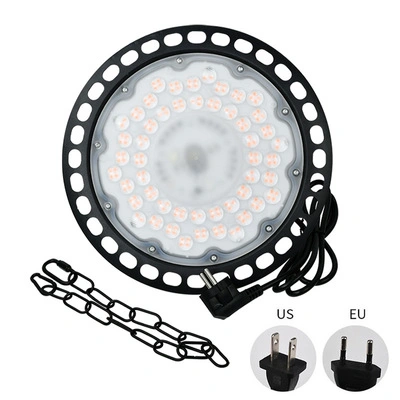 Cross-Border UFO Plant Growth Lamp LED Lamp 100W 150W 200W High Power Shed Room Planting Fill Light Lamp